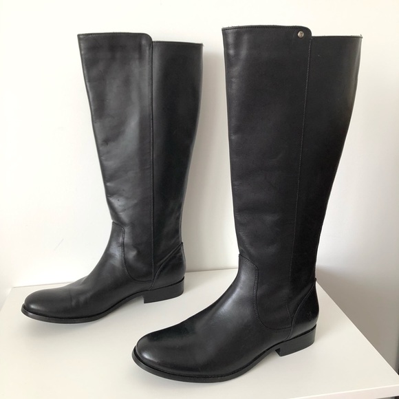 melissa stud back zip wide calf